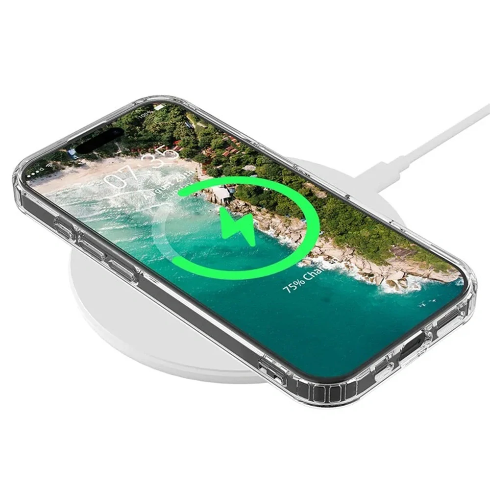 Kryt iPhone 16 Plus, Techsuit - MagSafe Pro, transparentní