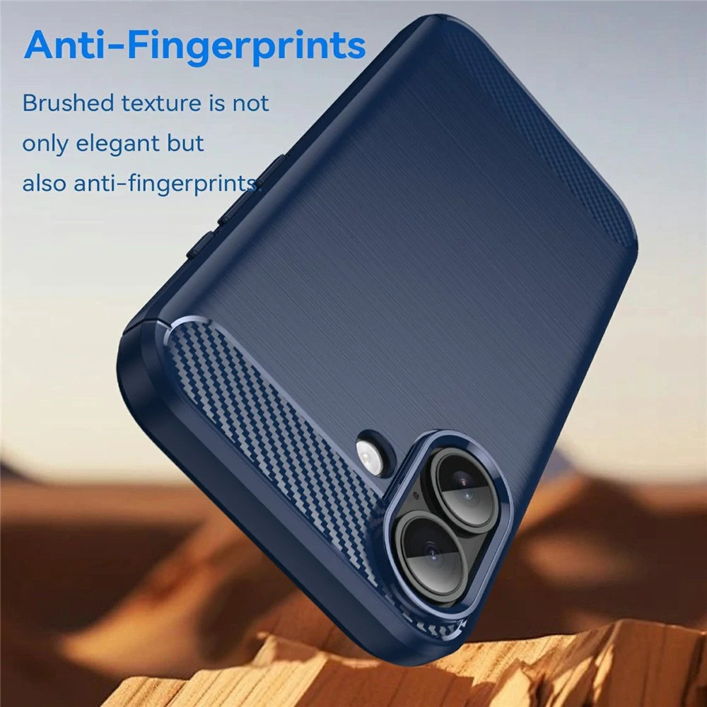 Kryt iPhone 17, Armored Carbon modrý