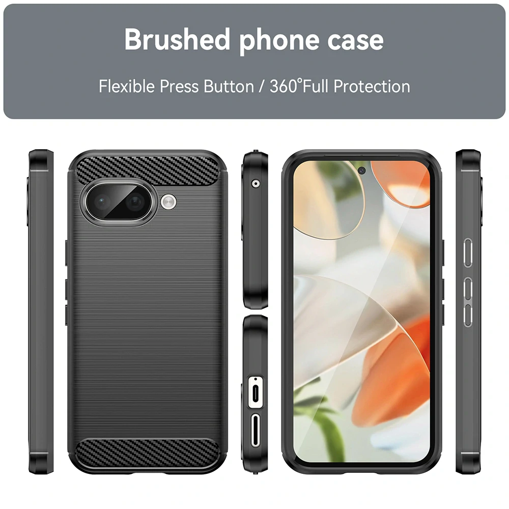 Kryt Google Pixel 9a, Armored Carbon černý