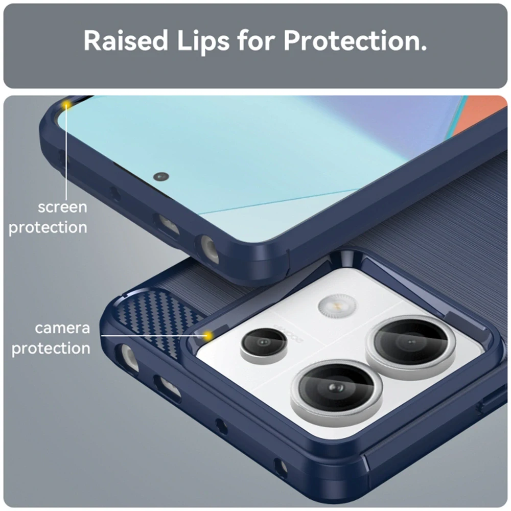 Kryt Xiaomi Redmi Note 14 5G, Techsuit CarbonFiber černý