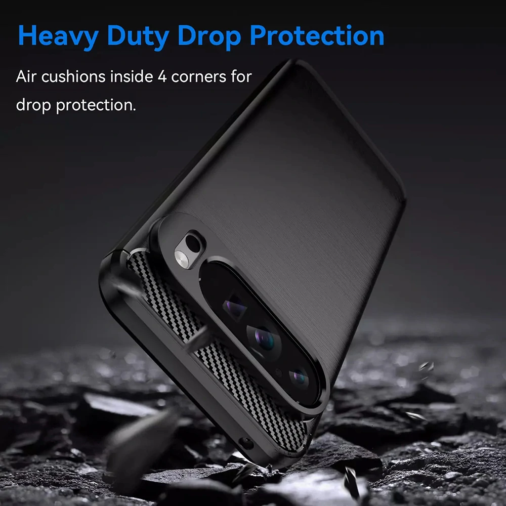 Kryt Google Pixel 9 Pro XL, Armored Carbon modrý