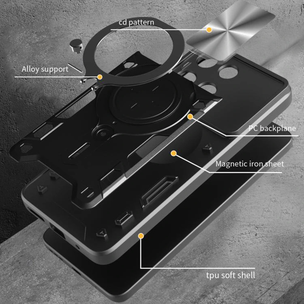 Kryt Motorola Moto G15 / G15 Power Techsuit CamGuard Pro - černý
