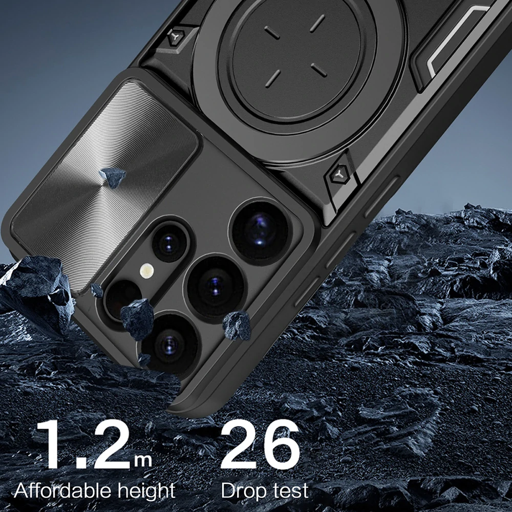 Kryt Samsung Galaxy S25 Ultra Techsuit CamGuard Pro - fialový