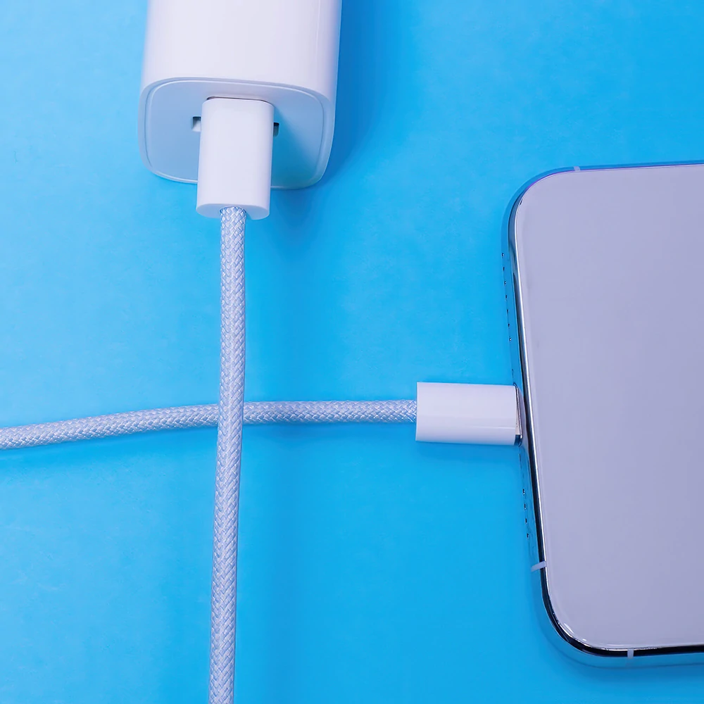 Datový kabel Maxlife MXUC-06 cable USB-C - USB-C 1,0 m 20W blue nylon