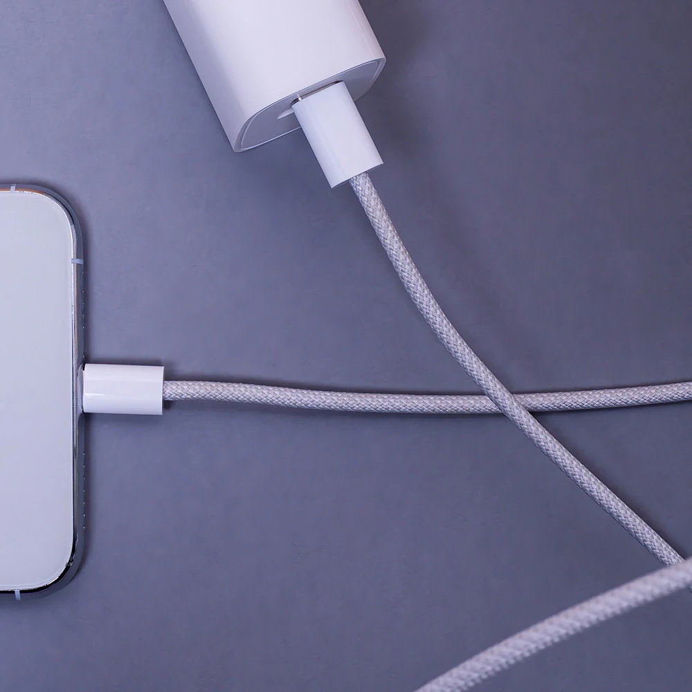 Datový kabel Maxlife MXUC-06 cable USB-C - USB-C 1,0 m 20W šedý nylon