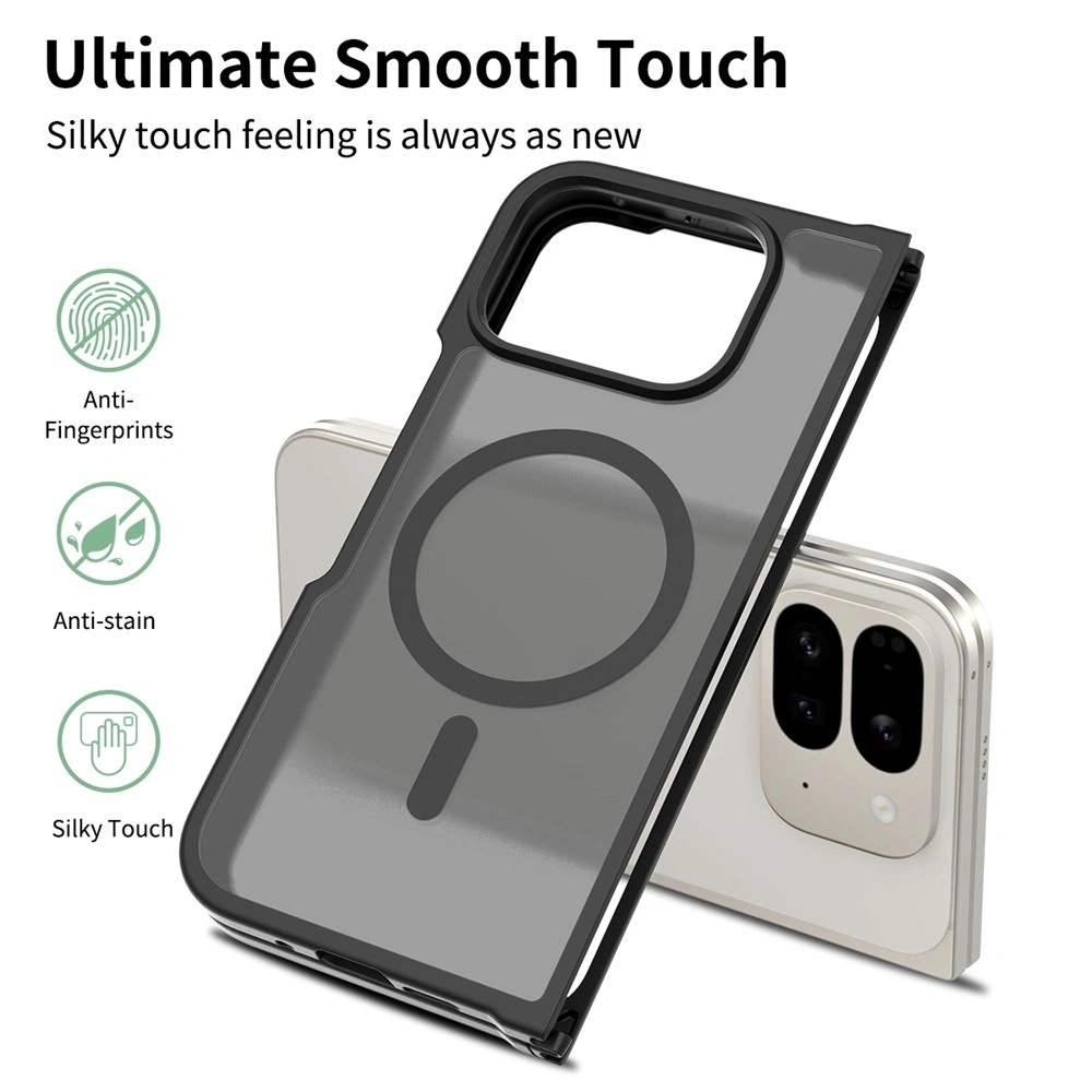 Kryt Google Pixel 11 Pro Fold, PureFrost MagSafe, černé