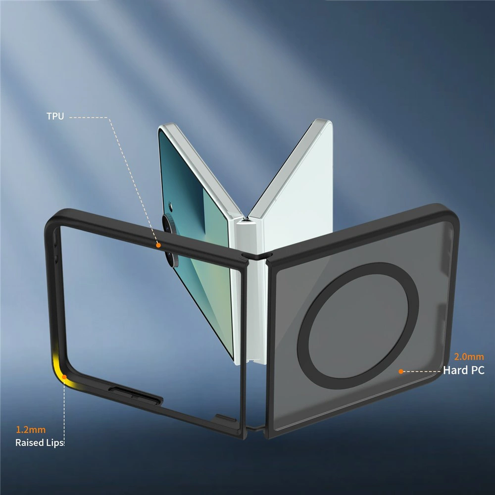 Kryt Samsung Galaxy Z Flip 8, PureFrost MagSafe, černé
