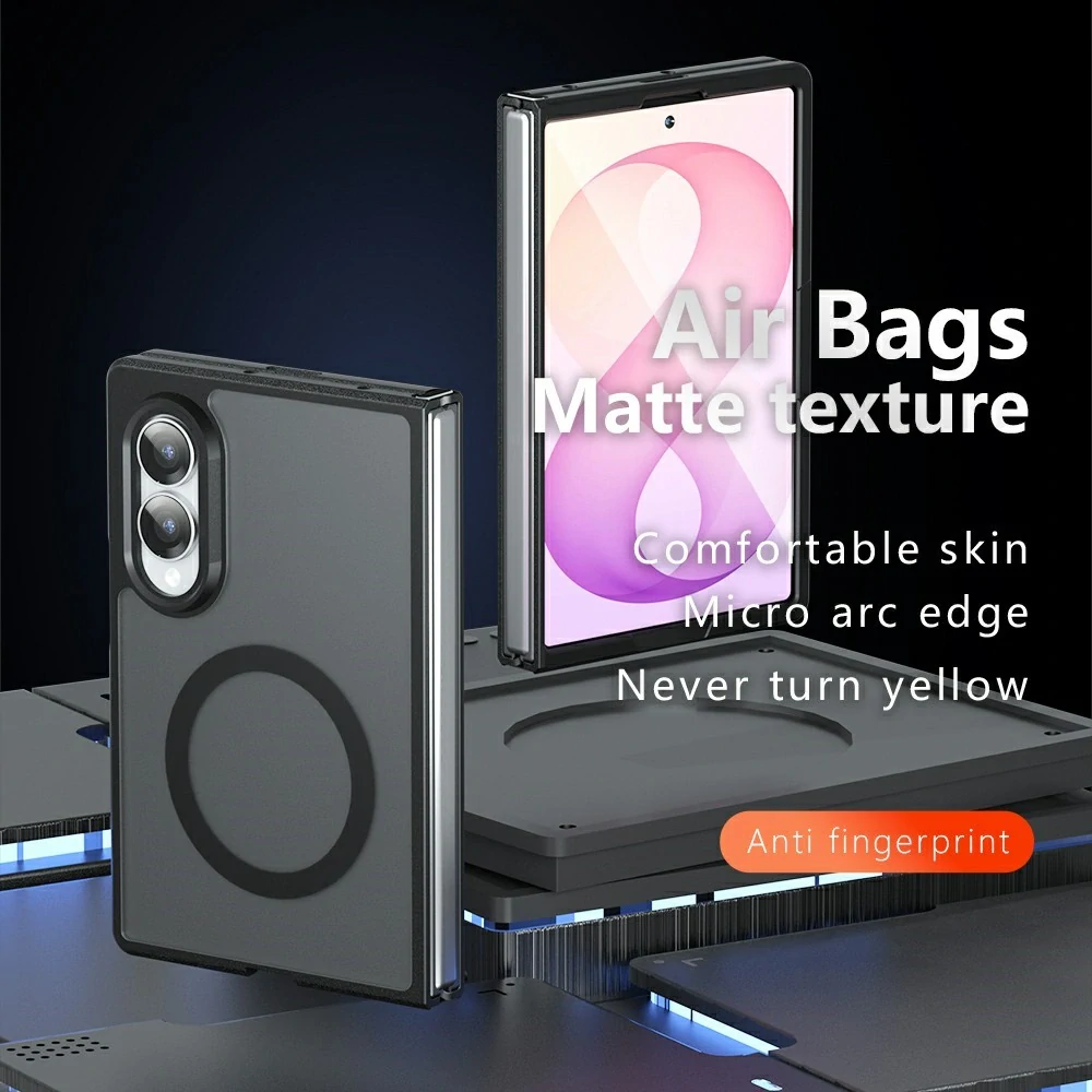 Kryt Samsung Galaxy Z Fold 8, PureFrost MagSafe, černé
