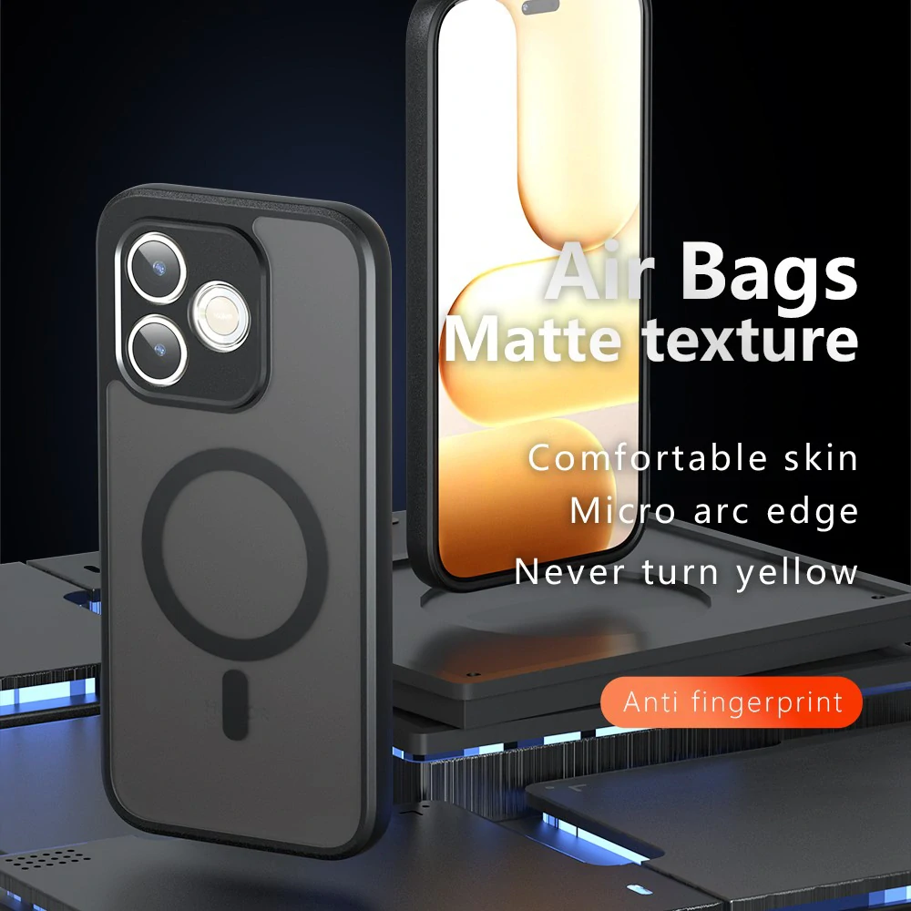 Kryt Honor 600 Lite, PureFrost MagSafe, černé