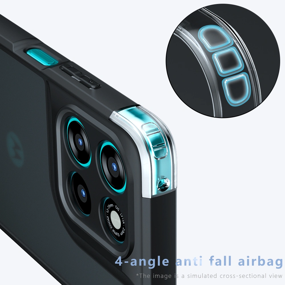 Kryt Motorola Moto G77 / G67, PureFrost MagSafe, černé