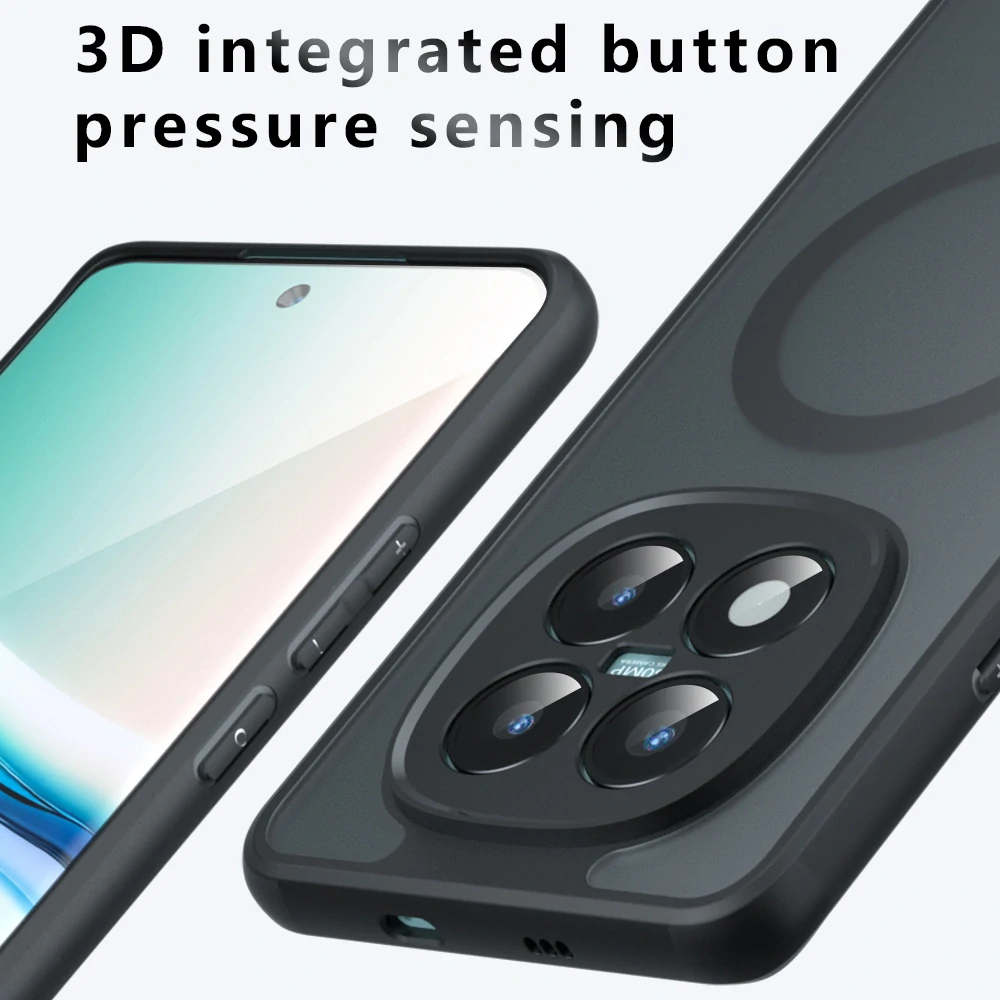 Kryt Xiaomi Redmi Note 15 Pro+ 5G / Poco M8 Pro, PureFrost MagSafe, černé