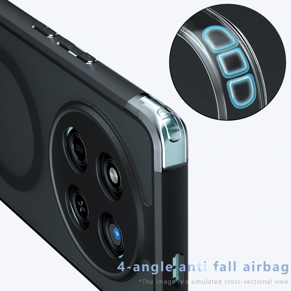 Kryt Honor Magic 7 Pro, PureFrost MagSafe, černé