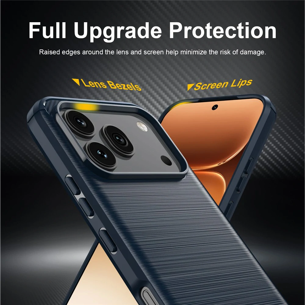 Kryt Honor 600 / 6OO Pro, Armored Carbon blue