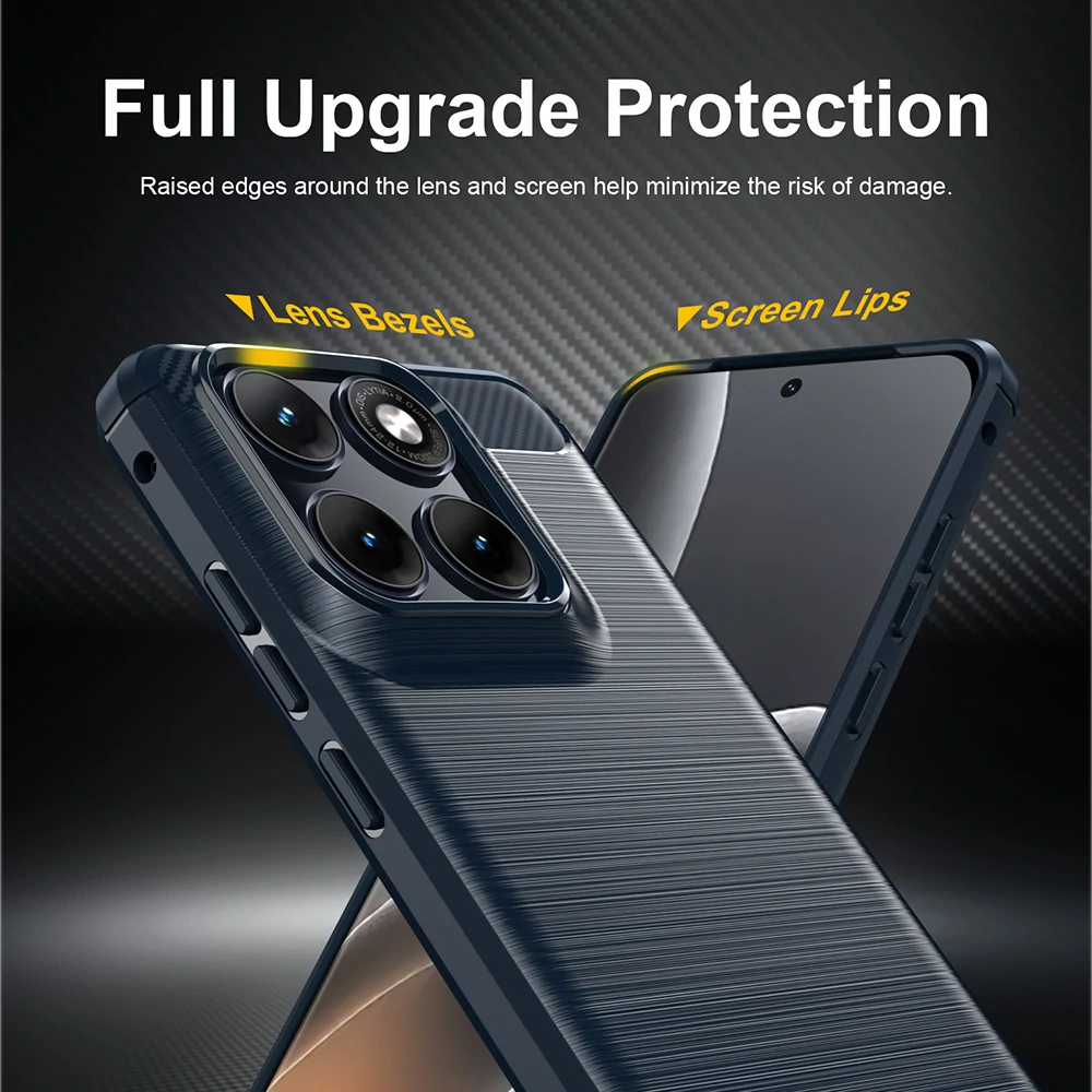 Kryt Motorola EDGE 70 Fusion, Armored Carbon blue