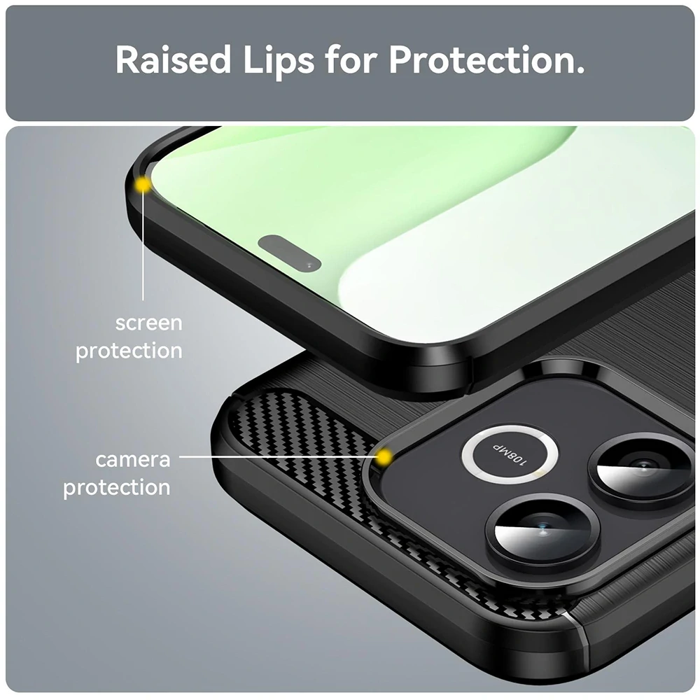 Kryt Honor 600 Lite, Armored Carbon černý