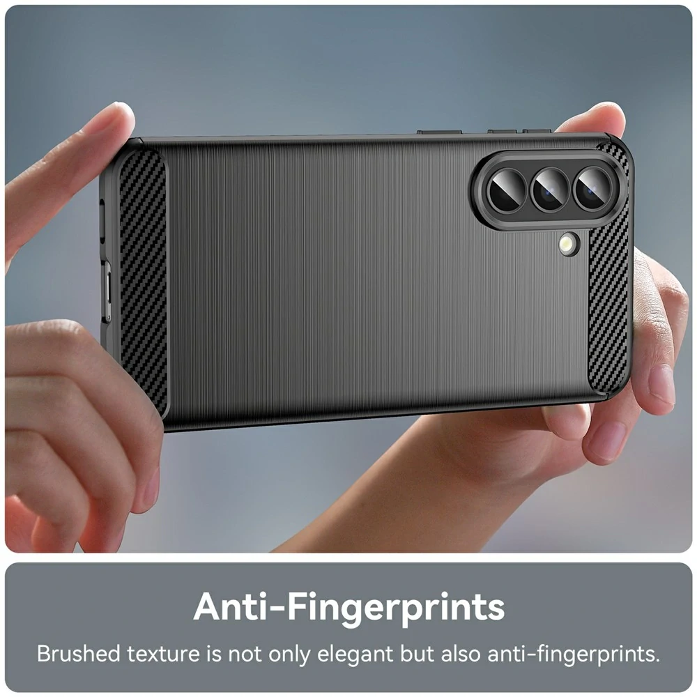 Kryt Samsung Galaxy A57 5G, Armored Carbon černý