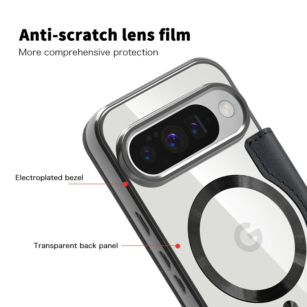 Pouzdro Google Pixel 10 Pro XL, SmartMag Book Case černé