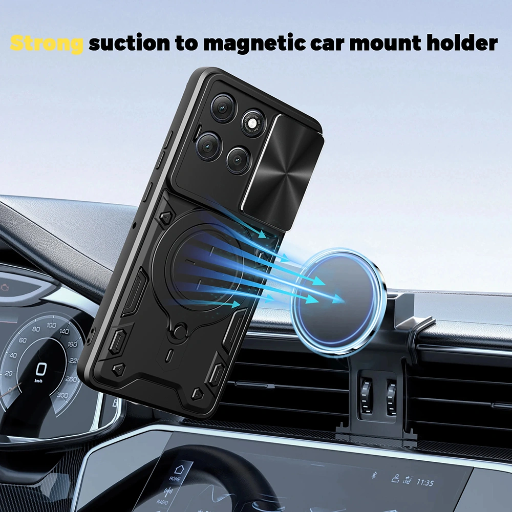 Kryt Motorola Moto G86, Techsuit CamGuard Pro - modrý