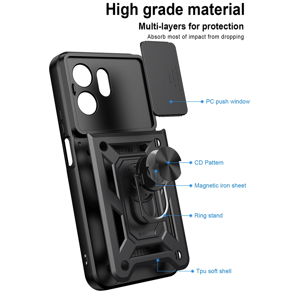 Kryt Honor 600 Smart, Techsuit CamShield Pro zelený