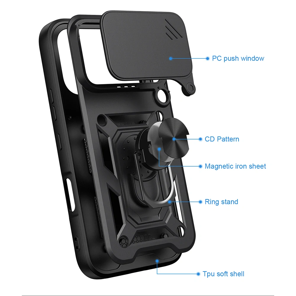 Kryt Honor 600 / 600 Pro Techsuit CamShield Pro černý