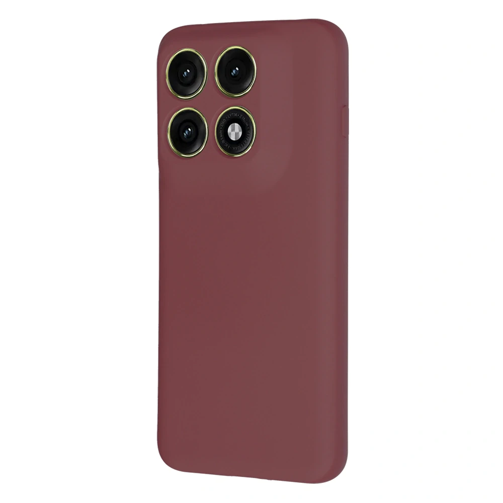 Kryt Motorola EDGE 70 Pro, SoftFlex - plum red