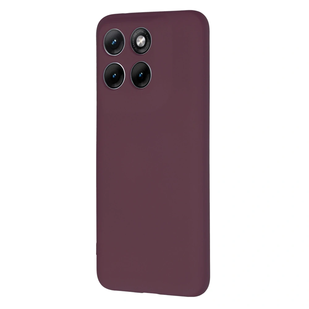 Kryt Motorola EDGE 70 Fusion, SoftFlex - plum red