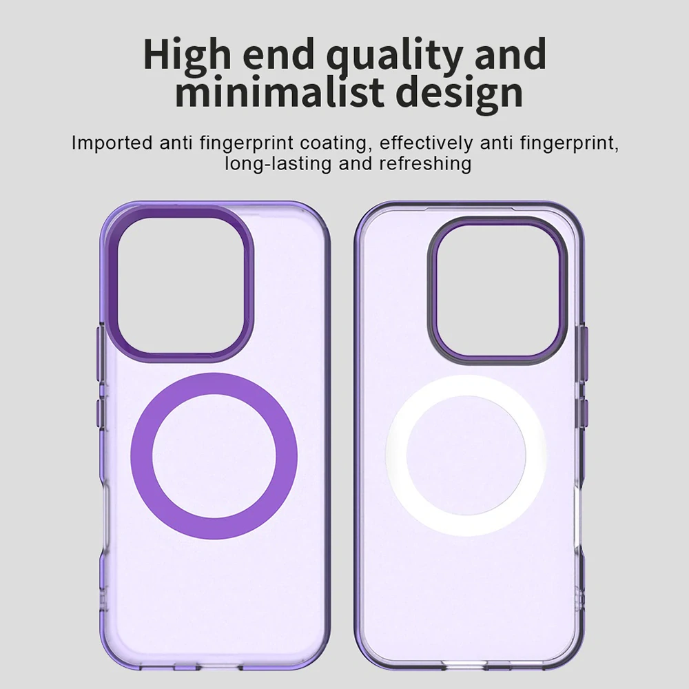 Kryt Honor 600 / 600 Pro, CandyCase MagSafe - purple