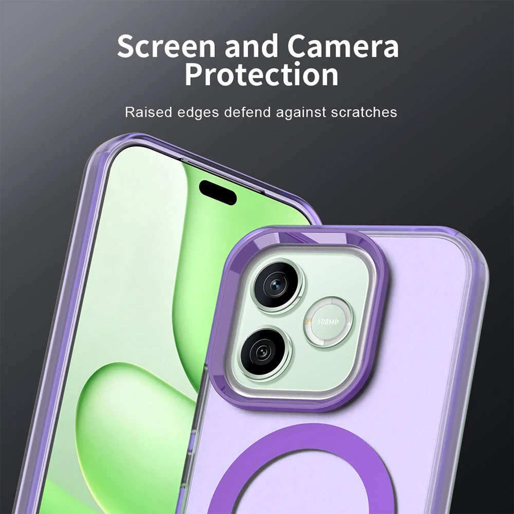 Kryt Honor 600 Lite, CandyCase MagSafe - purplke
