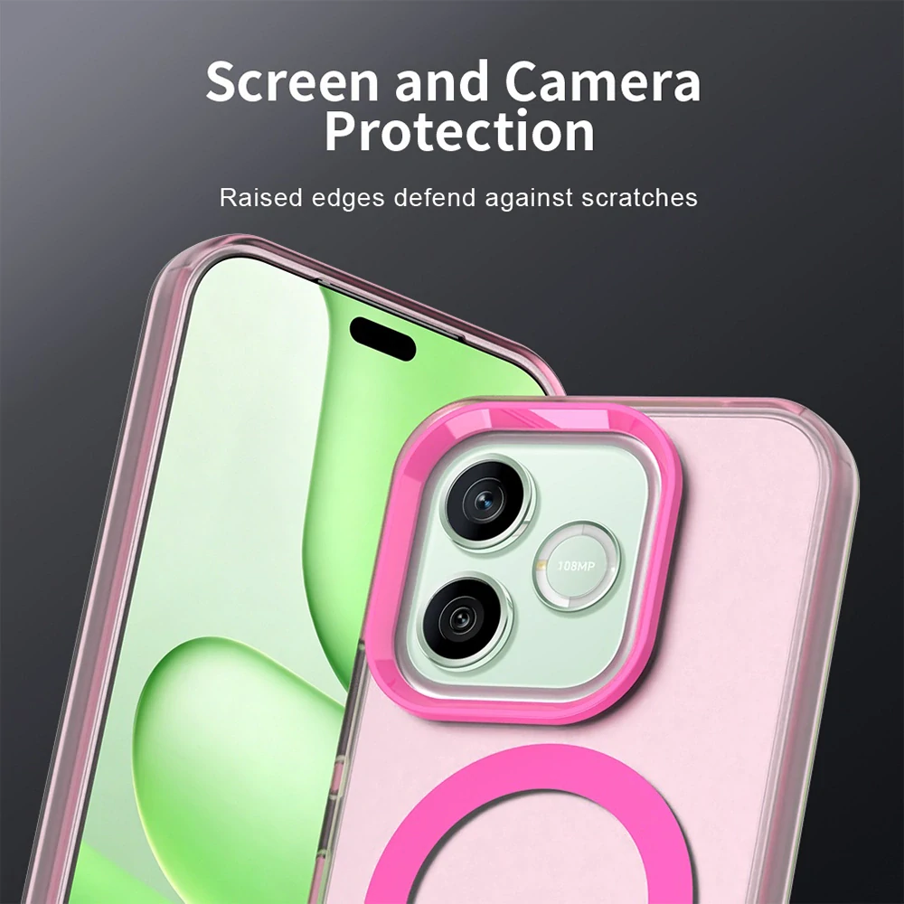 Kryt Honor 600 Lite, CandyCase MagSafe - pink
