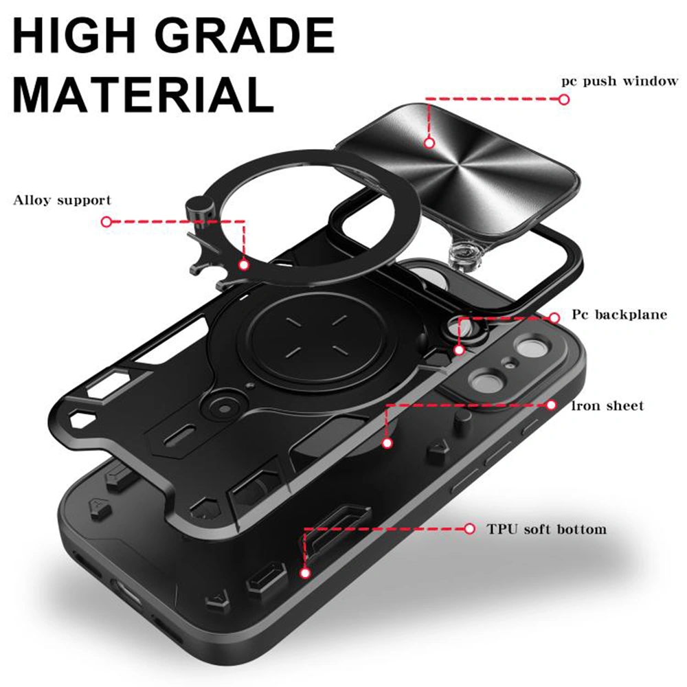 Kryt iPhone 18 Pro / 17 Pro Techsuit CamGuard Pro - černý