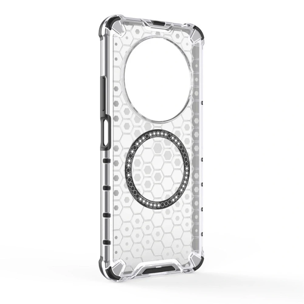 Kryt Xiaomi Redmi 14C / Poco C75, HoneyComb Shield MagSafe - bílý