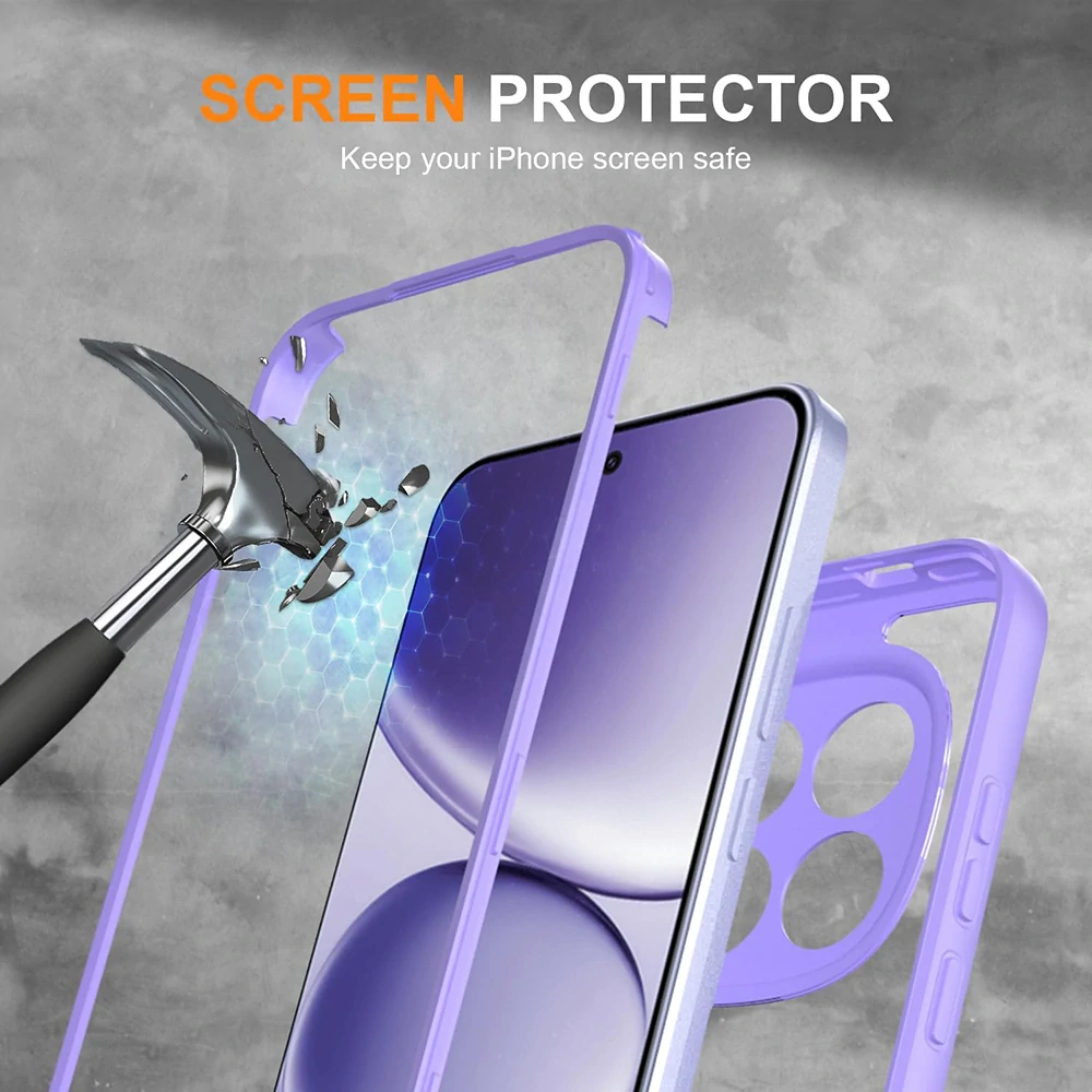 Pouzdro Xiaomi 17T Pro, ColorVerse 360 - fialové