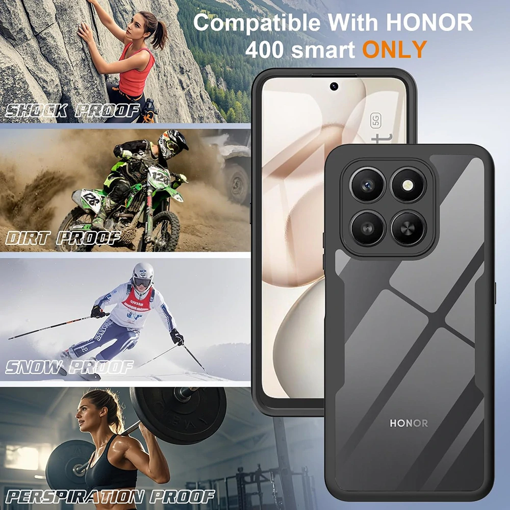 Pouzdro Honor 400 Smart 4G/5G / X7d 4G, ColorVerse 360 - černé