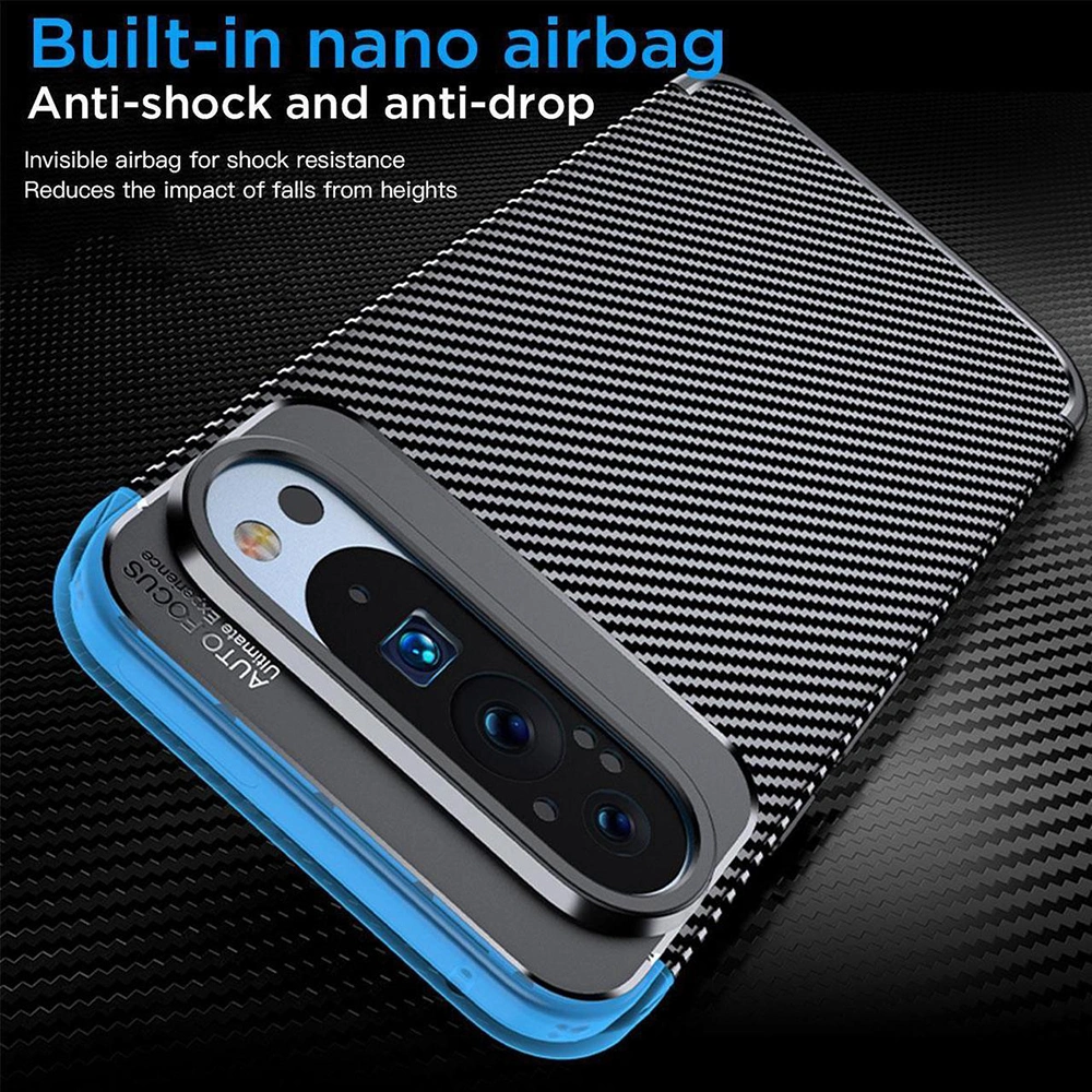 Kryt Google Pixel 9 Pro, Techsuit CarbonFiber černý