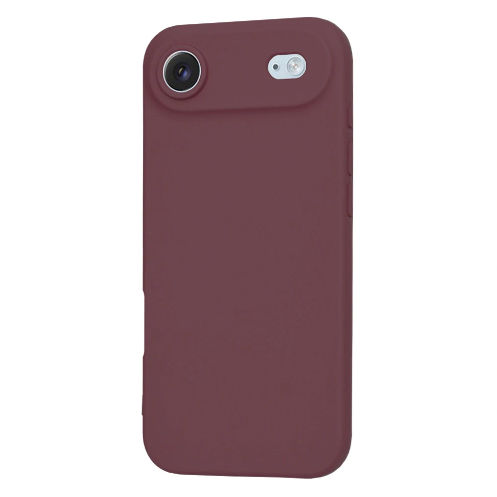 Kryt iPhone 17 Air, SoftFlex MagSafe - plum red