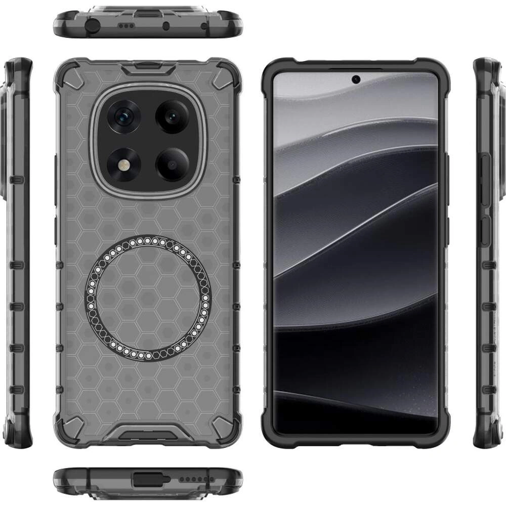 Kryt Xiaomi Redmi Note 14 Pro 4G, HoneyComb Shield MagSafe - černý