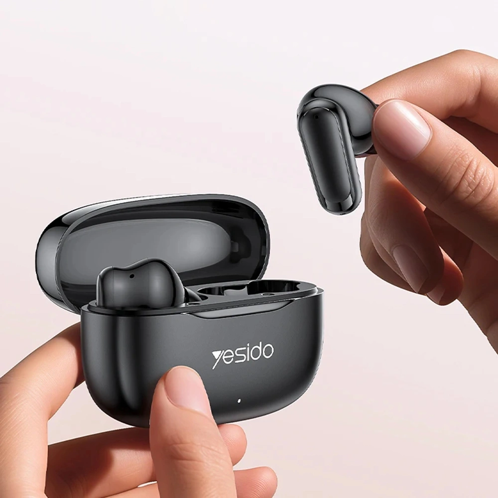 Bezdrátová sluchátka Yesido TWS38 s mikrofonem Bluetooth 5.3 bílá