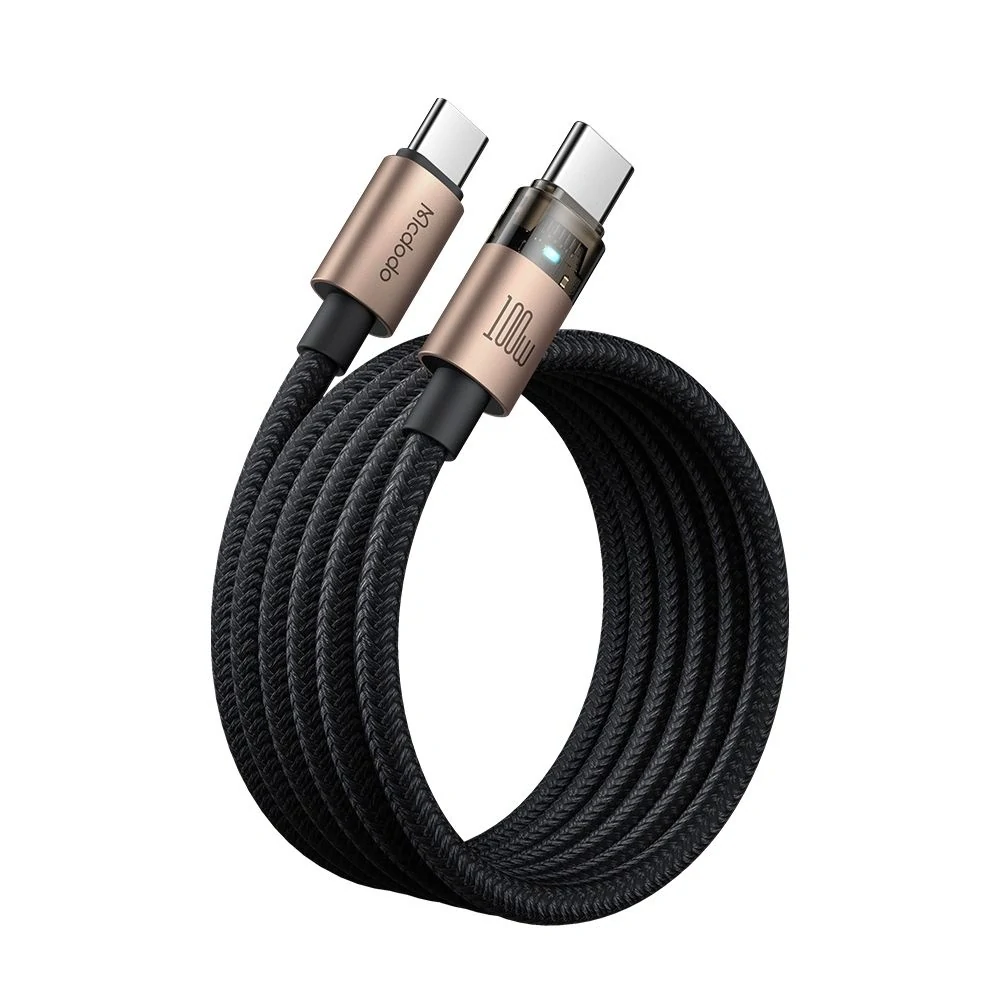 Datový kabel Mcdodo (CA-5581) USB-C na USB-C, 100W, 1.2m - gold