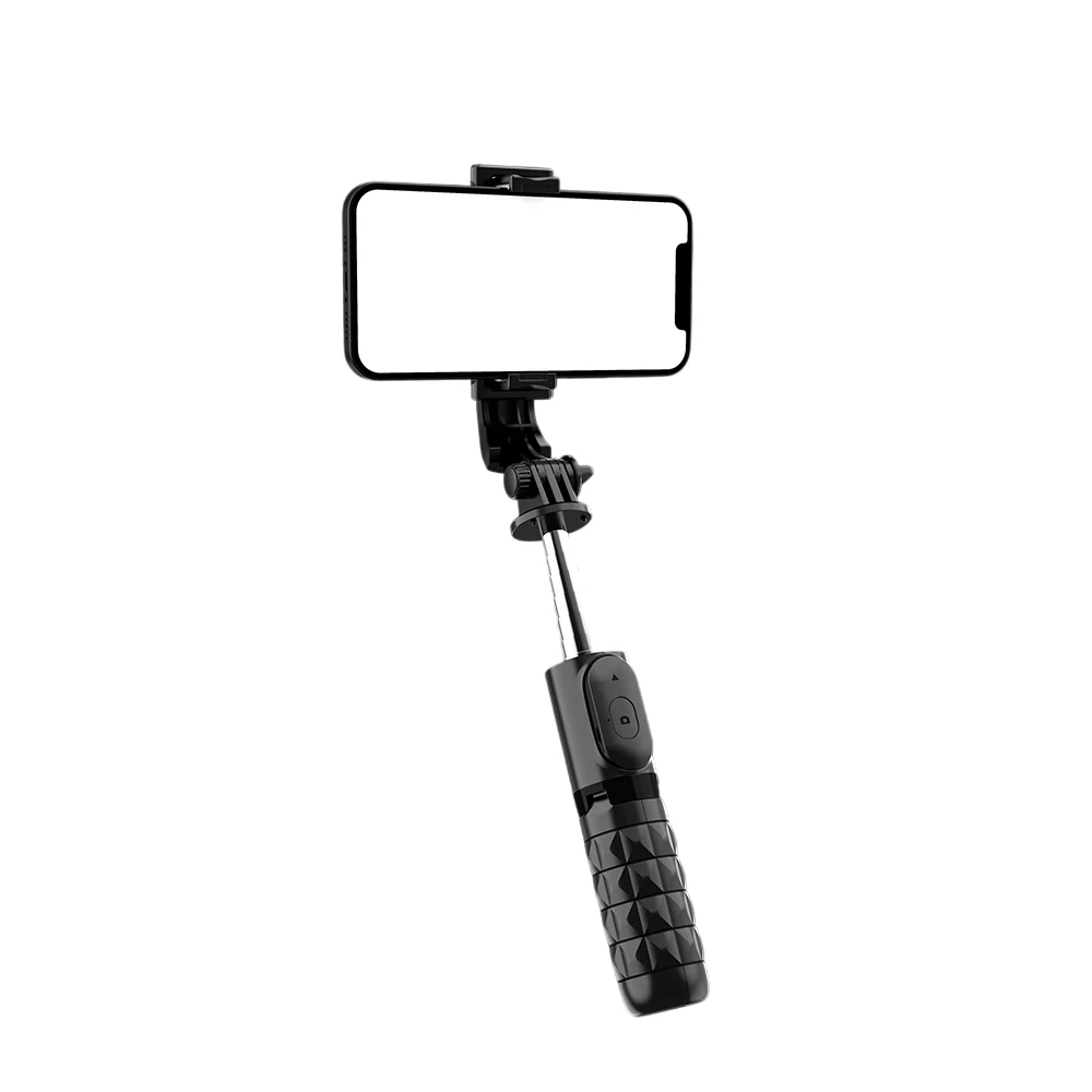 Selfie tyč Tripod Techsuit (Q11) Bluetooth, 74 cm – černý