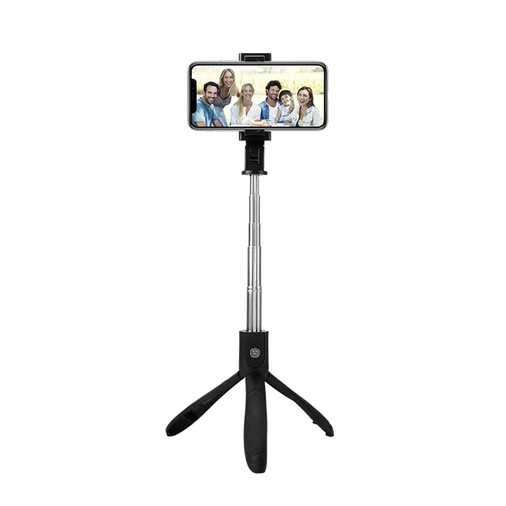 Selfie tyč Tripod Techsuit (K06) Bluetooth, 70 cm – černý