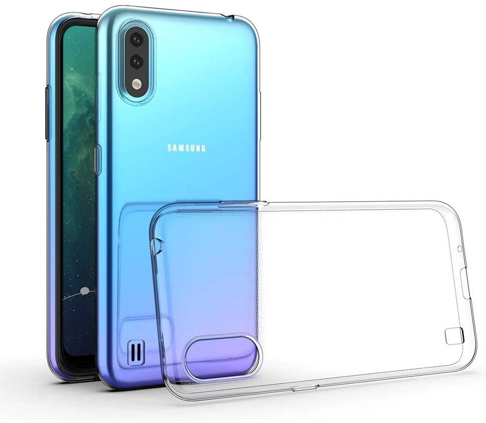 Kryt Samsung Galaxy A01 Slim Case Protect 2mm transparent