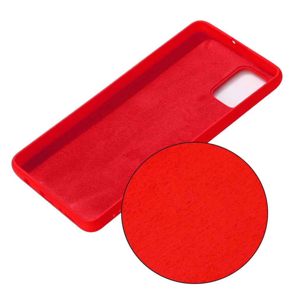 Kryt Samsung Galaxy A02s Silicone case červené