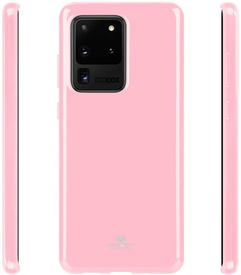 Kryt Samsung Galaxy S20 ULTRA Jelly Case Mercury Silicone sv. růžový