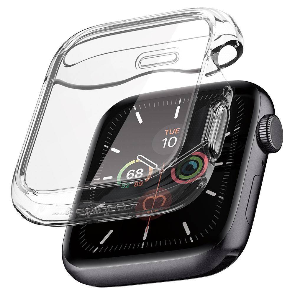 Pouzdro pro APPLE WATCH 4 /5 /6 / SE (44 mm) Spigen Ultra Hybrid Crystal Clear transparentní