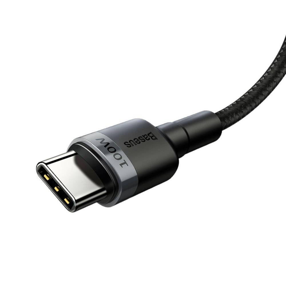 Datový Kabel 60W 5A 2m USB-C na USB-C PD 100W Baseus TYP C Quick Charge 3.0 černý