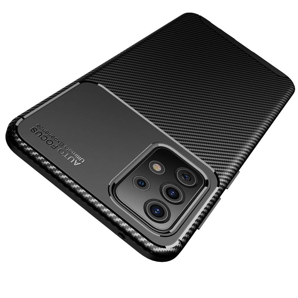 Kryt Samsung Galaxy A72 4G/5G Armored Carbon Fiber černý