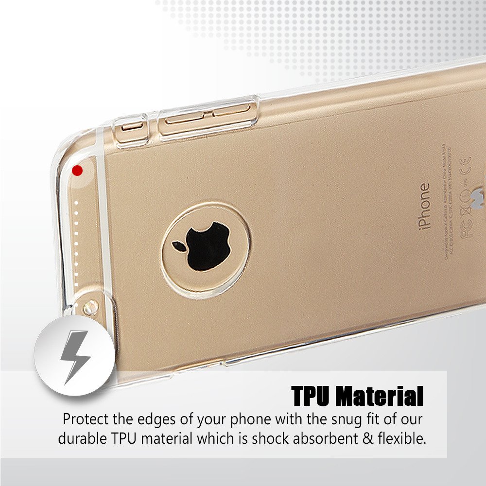 Kryt iPhone 6 Jelly Case Mercury silicone transparentní