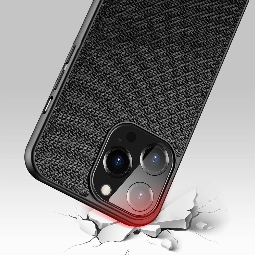 Kryt iPhone 13 Pro Dux Ducis Fino nylon case černý