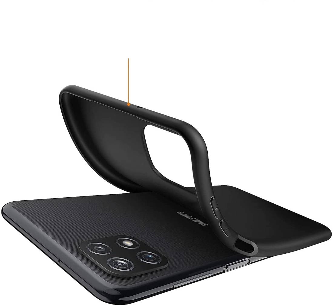 Kryt Samsung Galaxy A22 4G LTE Silicone case černý