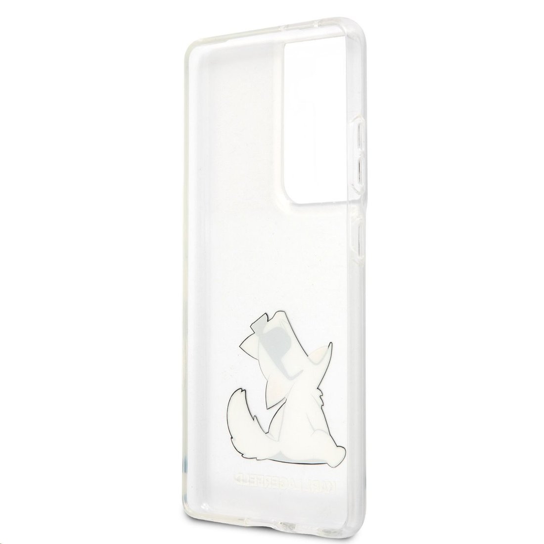 Kryt Samsung Galaxy S21 Ultra Karl Lagerfeld - Choupette KLHCS21LCFNRC transparentní